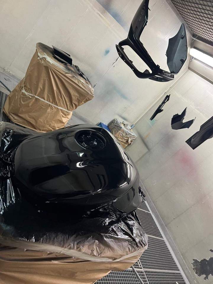 Réparation carrosserie moto Carquefou